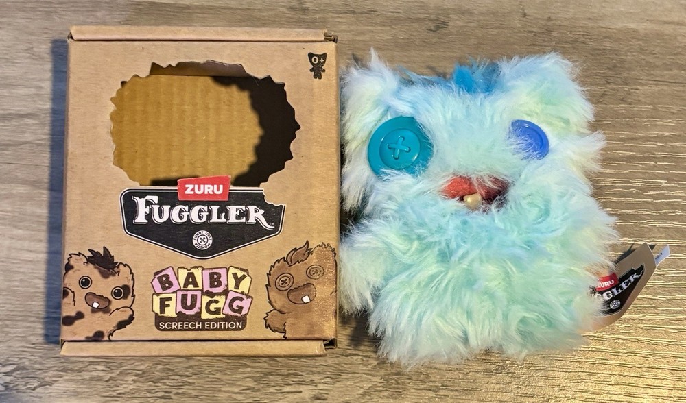 FUGGLER CHASE RARE VARIANT CATCH ME Baby Fugg SILVER Button Butt-on Hole SCREECH