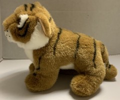 Vintage Unipak Realistic Plush Standing 12” Striped Tiger 1990 Retired Rare