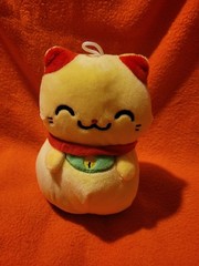 Kleptocats Lucky Cat Chinese New Year Plush Stuffed Animal 6″ Yellow Cat Japan