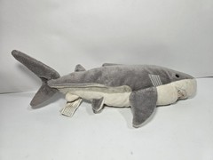 National Geographic Great White Shark Plush Gray Stuffed Animal 16” Teeth