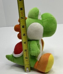 Nintendo Yoshi Stuffed Animal Plush Super Mario Brothers Green Yellow Orange Red