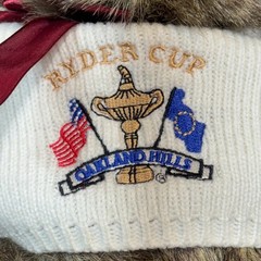 The Stuffed Animal Factory Ryder Cup Plush Bear Brown Oakland Hills Golf