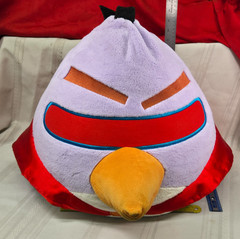 Angry Birds Space Lazer Bird Chuck 15” Purple Plush Stuffed Animal Rovio