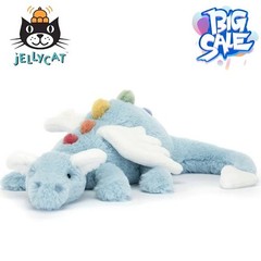 Jellycat Sky Dragon 50CM Plush Toys New With Tags Free Dust Bag UK Hot Sale