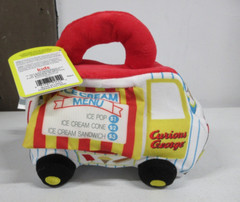 KIDS PREFERRED Curious George Ice Cream Truck Playset with Music and Plush Toys