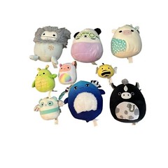 Squishmallows Spa Day, Belana Kentucky Derby, Evita 5″-8″ Lot Of 9 NWT