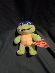 Teenage Mutant Ninja Turtle Tot Leonardo 7” Plush Pizza Mutant Mayhem 2023 Movie