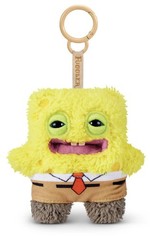 AUTHENTIC FUGGLER X SPONGEBOB SQUAREPANTS PLUSH KEYRING 5” NEW WITH TAGS