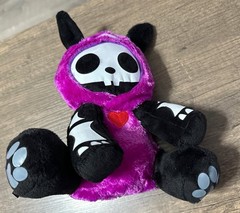 Skelanimals Jack The Rabbit Pink Bunny Costume 8” Plush Limited 2009 RARE