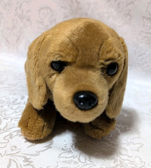 Wildlife Adventures Dachshund Plush Puppy Dog Light Brown 15″ Laying
