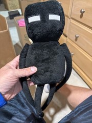 Minecraft Enderman Plush Stuffed Animal Mojang 2014 Video Game Black 10″