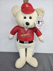 St. Louis Cardinals Bear Plush Baseball Fan MLB Genuine Merchandise Stuffed