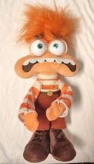 Just Play Disney and Pixar Inside Out 2 Shaking with Anxiety Feature Plush Works