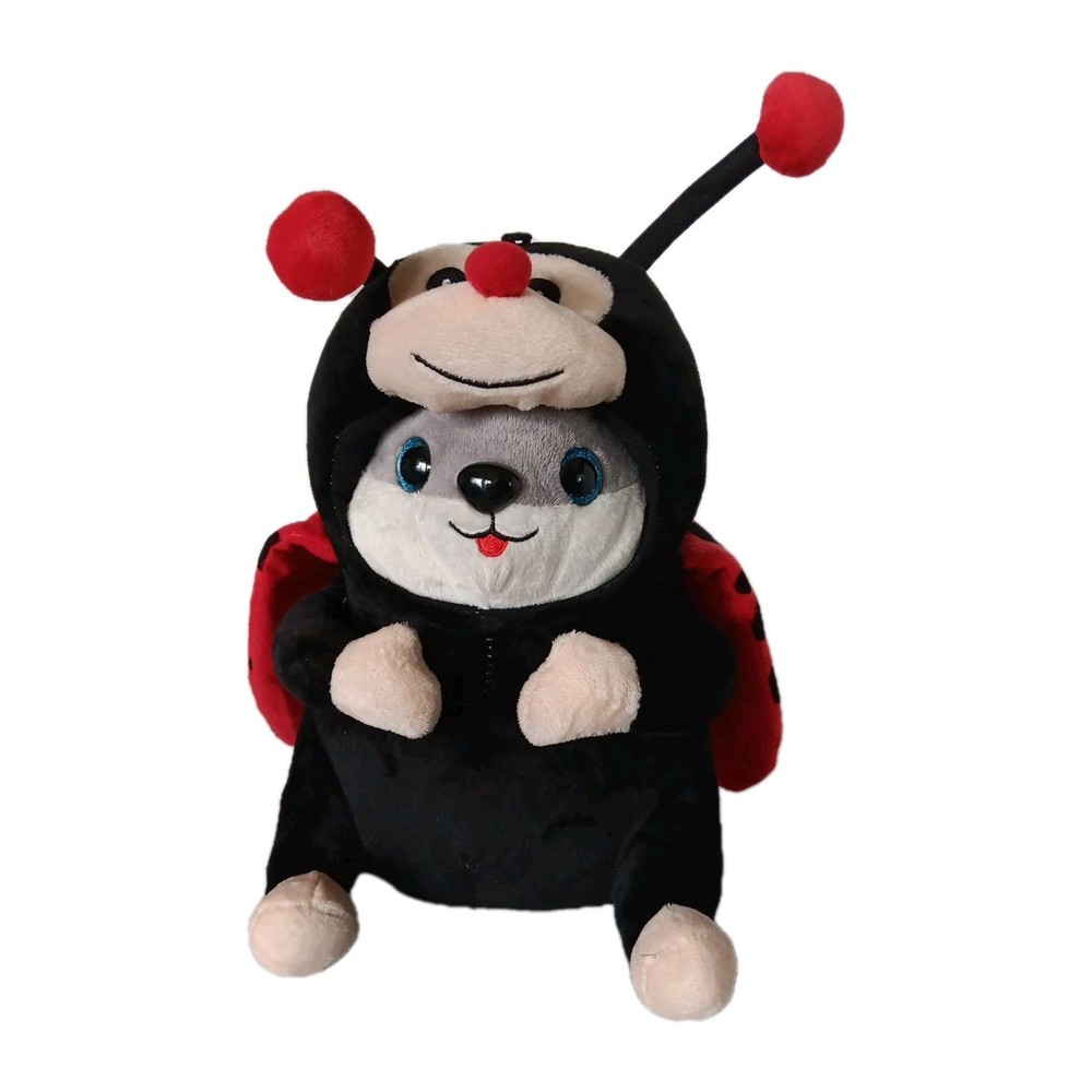 An’Best Toys Hamster Wearing Lady Bug Outfit Plush 11in Plush Stuffed Animal Toy