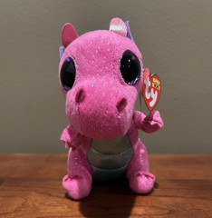 Ty Beanie Boos Spitfire Pink Dragon Regular Size 6-inch 2024