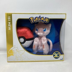 Pokemon 20th Anniversary 151 Mew Plush Pokemon Ball Stuffed Animal Tomy