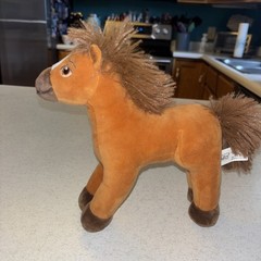Dreamworks Spirit the Horse Plush Stuffed Animal Small Brown 8″