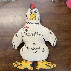 Vintage Chick fil a Doodles the Rooster 14″ stuffed animal circa 1976-78.