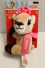 Dan Dee Rudolph The Red Nosed Reindeer Theme- Clarice Plush Clip-On