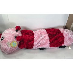 Dan Dee 32″ Caterpillar Plush Red Pink Valentines Love Bug Stuffed Animal Tag