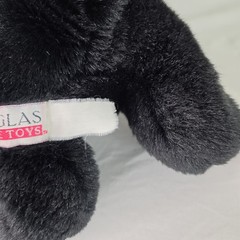 Douglas Cuddle Toys Chester Black Lab Pink Tag