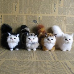Realistic Plush Kitten – Soft & Lifelike Stuffed Cat Toy, Perfect Gift for Kids