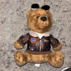 Top Gun Maverick Movie Musical Teddy Bear Plush Plays Danger Zone
