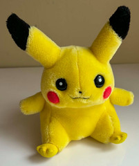 1998 Pokemon Pikachu 8 Inch Plush Hasbro Game Freak Vintage Stuffed Animal