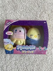 Squishmallows Squishville Chuck & Ryder Fashion 2 Pack 2″ Plush Baby NEW!! LE
