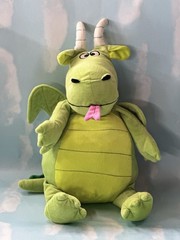 Happy Nappers Dragon Castle Reversible Stuffed Animal Plush Pillow 15″ Tote P