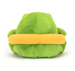 NWT Jellycat Ricky Rain Frog in a Rubber Ring – Plush Frog Toy Includes dust bag