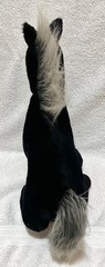 RARE Vintage 1989 Douglas Cuddle Toys Black & White Horse 14″ Plush Pony