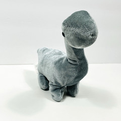 Greenbrier International gray plush Brontosaurus dinosaur 7″ tall