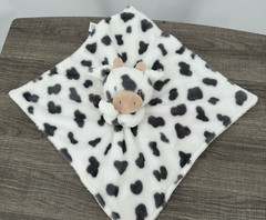 Carter’s Black and White Spotted Cow Lovey Baby Security Blanket