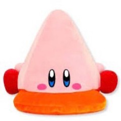 Kirby Discovery Triangle Cheeky Mochi BIG From Japan