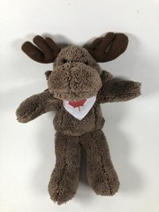 Plush Stuffed Animal Canada Maple Leaf Brown Moose 8”