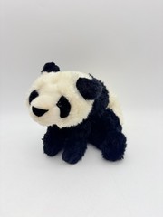 Douglas Panda Bear Plush Black white Floppy Cuddle Toys VTG 12″