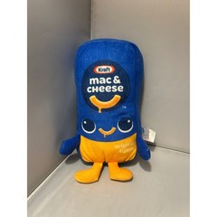 Kraft Mac & Cheese Plush Box Toy Fiesta Blue Stuffed Character Original Flavor