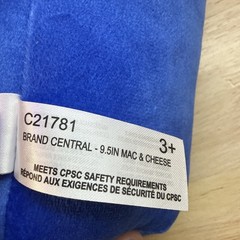 Kraft Mac & Cheese Plush Toy 9.5 inch
