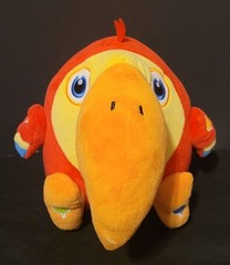 Baby First TV VocabuLARRY Talking Macaw Parrot Plush Stuffed Animal Bird 10” HTF