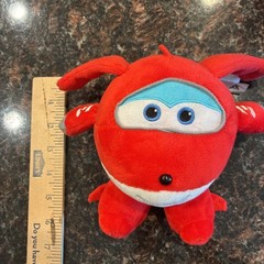 Super Wings Jett Plane Plush Soft Toy 6”