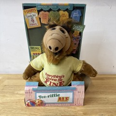 Vintage Coleco Tee-riffic Alf T-Shirt Plush “Sure Now You Tell Me” Alf Tv Show