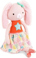 B. toys – 15-Inch Plush Bunny – Soft Stuffed Animal for Baby, Toddler, – Oran…