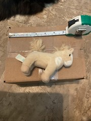 Vintage Wishpets Joey Tan and White Horse Pony Plush Stuffed Toy 4″