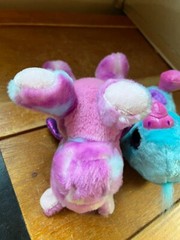 Lot of Hatchimals Aqua Purple & Pink Plush Parrot Bird & Pegasus Flying Horse