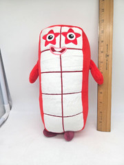 Number Blocks Numberblocks TV show Plush Lot of 6 featuring 2 3 4 6 8 10