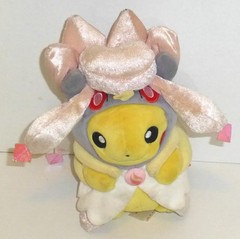 Pokemon Center Mega Diancie Poncho Pikachu 8″ Plush Stuffed Animal (2016) READ