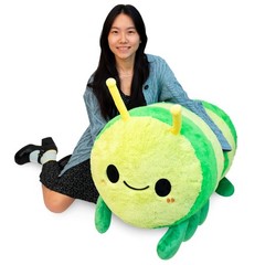 Massive Squishable Green Caterpillar 39″ Giant Plushie Stuffed Animal Toy Bug