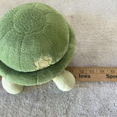Bellzi Plush Turtle Torti the Tortoise Stuffed Animal Green 12″ Plush
