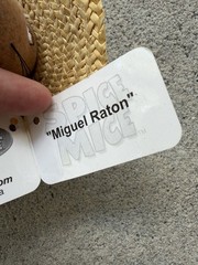 Spice Mice Mexican Mice Plush Keychain Miguel Raton Vtg Works Press Belly Talks